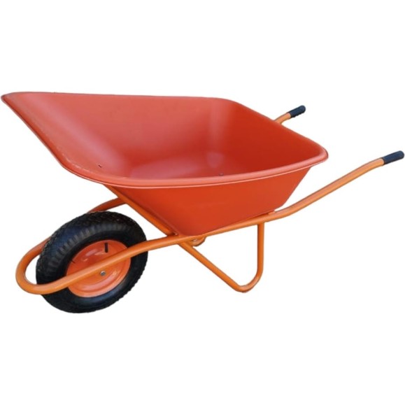 Тачка строительная усиленная одноколесная LWI 150л, 280кг, сверхпрочное полимерное корыто LWI150PROFI Тачка строительная усиленная одноколесная LWI 150л, 280кг, сверхпрочное полимерное корыто LWI150PROFI