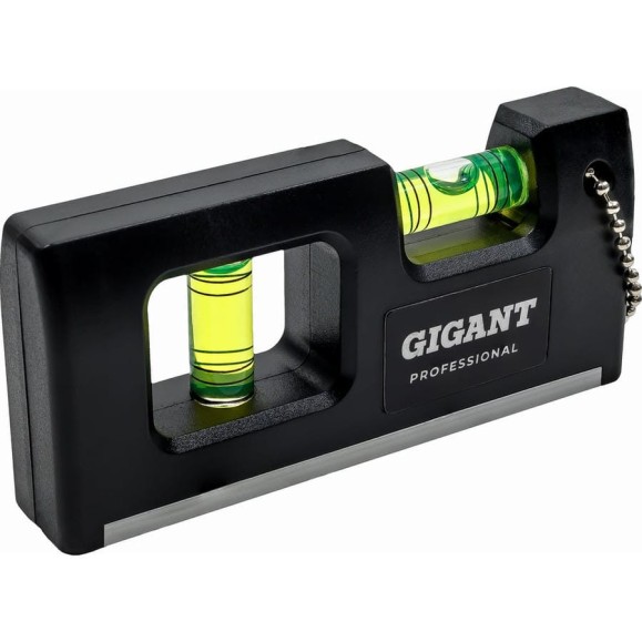 Магнитный компактный уровень Gigant Professional 100 мм 2 глазка GPGW-10-1 Магнитный компактный уровень Gigant Professional 100 мм 2 глазка GPGW-10-1