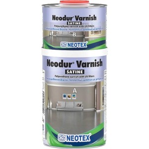 Полиуретановый УФ стойкий прозрачный сатиновый лак NEOTEX Neodur Varnish Satine A 5,2 кг 11893800