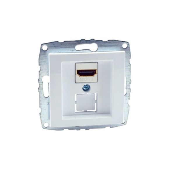 Механизм розетки Hdmı MONO ELECTRIC L / D Белая 500-001905-145 Механизм розетки Hdmı MONO ELECTRIC L / D Белая 500-001905-145