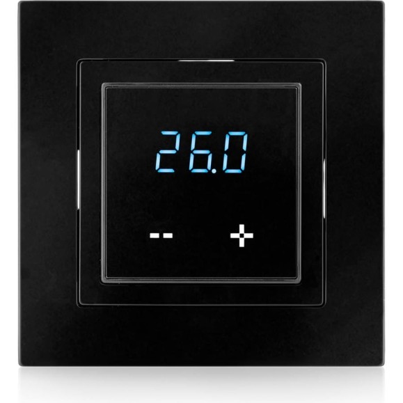 Терморегулятор Ergert Floor control 340 Black ETR34009005 Терморегулятор Ergert Floor control 340 Black ETR34009005