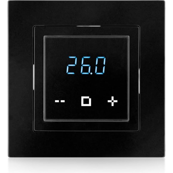 Терморегулятор Ergert Floor control 340 Wi-fi Black ETR340W9005 Терморегулятор Ergert Floor control 340 Wi-fi Black ETR340W9005