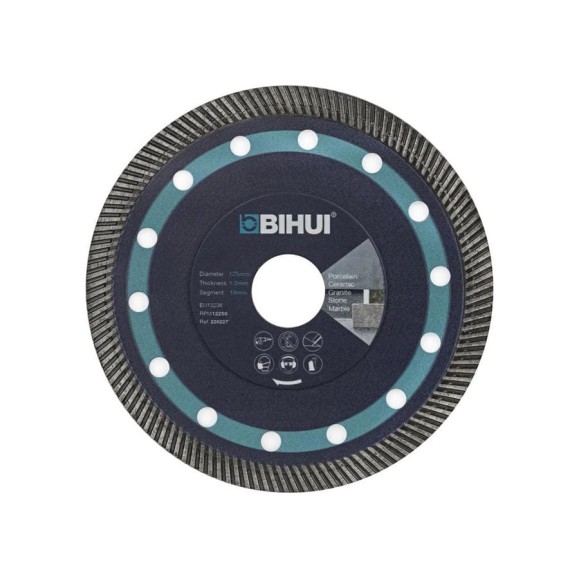 Диск алмазный SUPER THIN TURBO 115 мм BIHUI DCBN115