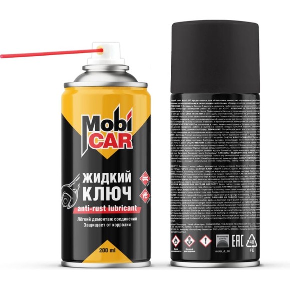 Жидкий ключ Mobicar антикоррозийный, 200 мл 0519-03 MC Жидкий ключ Mobicar антикоррозийный, 200 мл 0519-03 MC