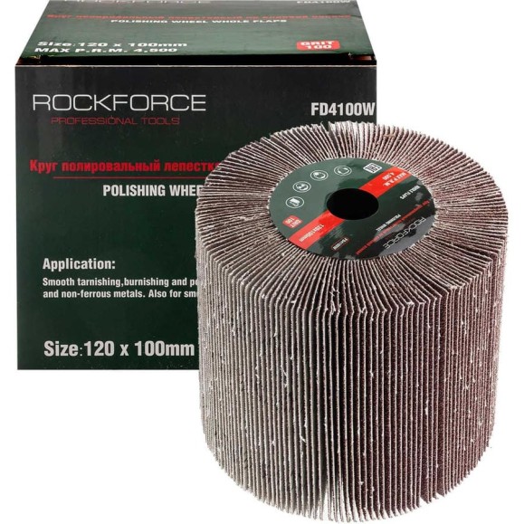 Насадка шлифовальная 120x100 мм Rockforce RF-FD4100W(49612) Насадка шлифовальная 120x100 мм Rockforce RF-FD4100W(49612)