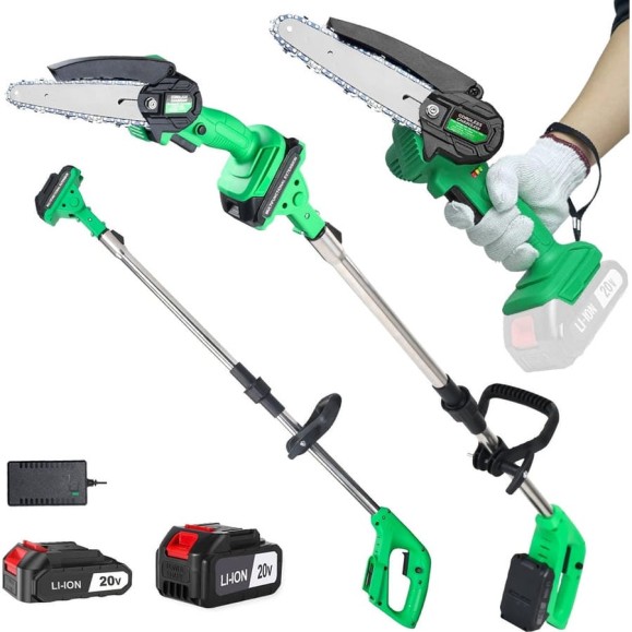 Аккумуляторная цепная пила-высоторез Zitrek GreenSaw 20 Plus (20В, Li-Ion аккум. 2шт. - 1x2,0Ач + 1x4,0Ач) 082-1856 Аккумуляторная цепная пила-высоторез Zitrek GreenSaw 20 Plus (20В, Li-Ion аккум. 2шт. - 1x2,0Ач + 1x4,0Ач) 082-1856