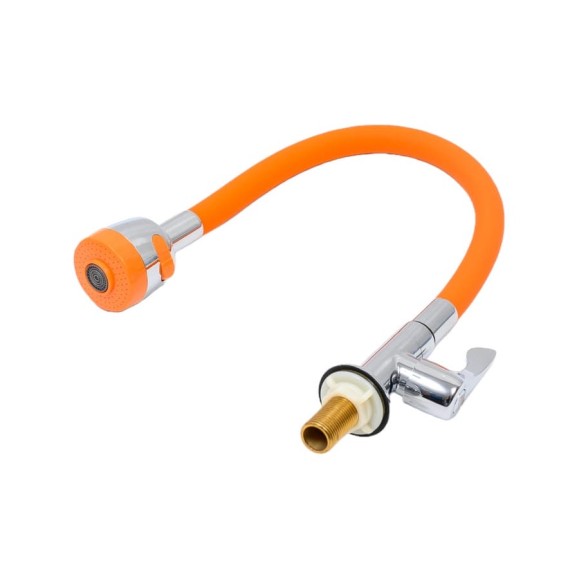Кран для кухни MATRIX SMF-823479/OR оранжевый силиконовый излив 0330 Кран для кухни MATRIX SMF-823479/OR оранжевый силиконовый излив 0330