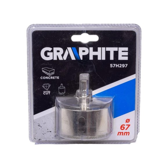 Сверло по керамической плитке 67 мм GRAPHITE 57H297