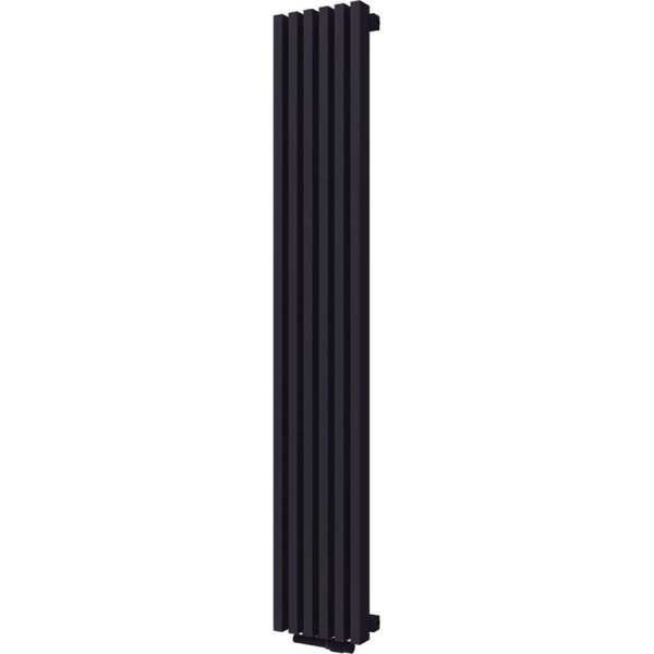 Радиатор КЗТО QUADRUM 60 V 1750-6 R RAL 1T103S9005 чёрный матовый муар QUD60V1175006RRAL1T103S9005