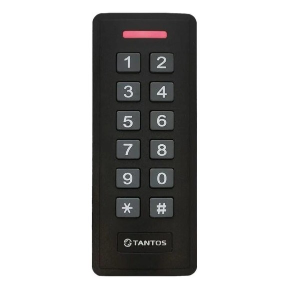 Кодонаборная панель со встроенным считывателем и контроллером карт Tantos TS-KBD-EMF Plastic EM-marin или Mifare 00-00245751 Кодонаборная панель со встроенным считывателем и контроллером карт Tantos TS-KBD-EMF Plastic EM-marin или Mifare 00-00245751