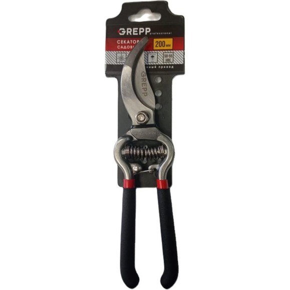 Секатор садовый GREPP 200 мм, 8" /60/6 204-200 Секатор садовый GREPP 200 мм, 8" /60/6 204-200