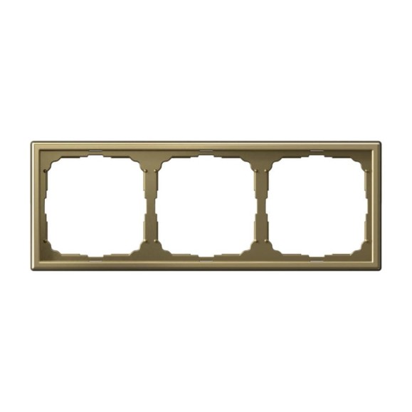 Рамка 3-постовая ArtGallery, универсальная Systeme Electric Золото GAL001603 Рамка 3-постовая ArtGallery, универсальная Systeme Electric Золото GAL001603