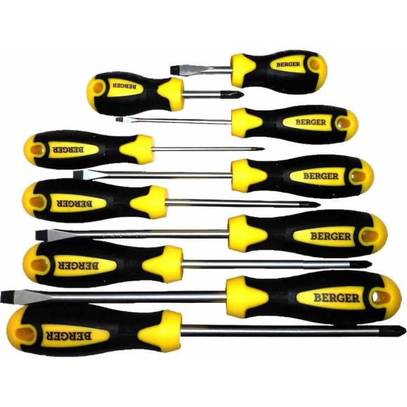 Набор отверток 10шт Berger BG BG1063 Набор отверток 10шт Berger BG BG1063