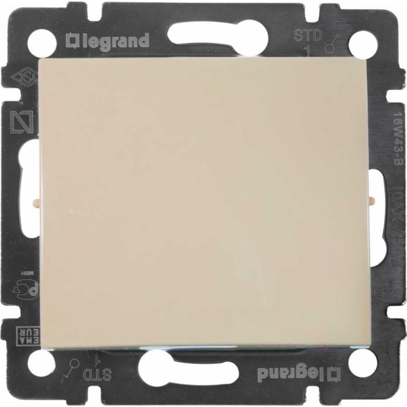 Выключатель Legrand одноклавишный Legrand Valena 10А 250В схема 1 безвинтовые зажимы слоновая кость 774301 Выключатель Legrand одноклавишный Legrand Valena 10А 250В схема 1 безвинтовые зажимы слоновая кость 774301