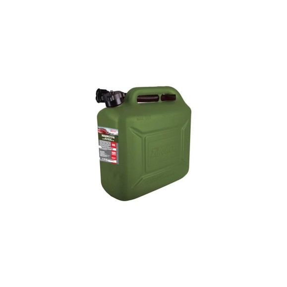 Канистра PROFI 10 л, оливковая, для топлива, в комплекте с крышкой и лейкой 3ton 55331 Канистра PROFI 10 л, оливковая, для топлива, в комплекте с крышкой и лейкой 3ton 55331