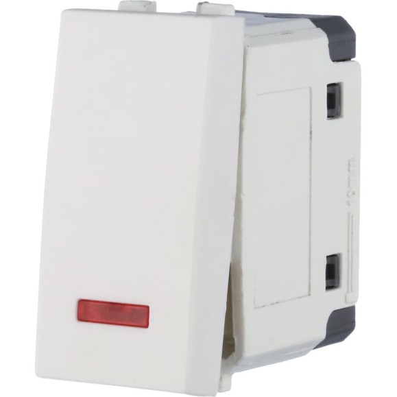 1-клавишный переключатель LK Studio с двух мест, с индикатором 45x22.5 (сх.6L) 16 A. 250 B, белый, LK45 850404-1 1-клавишный переключатель LK Studio с двух мест, с индикатором 45x22.5 (сх.6L) 16 A. 250 B, белый, LK45 850404-1