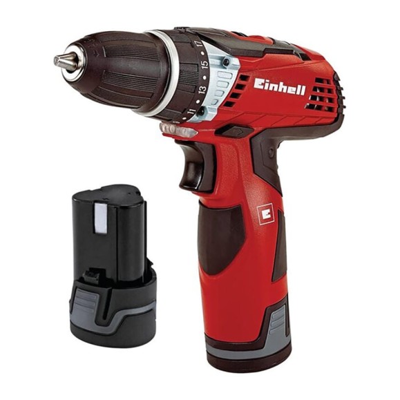 Аккумуляторная дрель Einhell TE-CD 12 Li, 12 В, 2ск, 30Нм, 2x2.0 Ач, вставной акк, кейс E-box 4513619 Аккумуляторная дрель Einhell TE-CD 12 Li, 12 В, 2ск, 30Нм, 2x2.0 Ач, вставной акк, кейс E-box 4513619