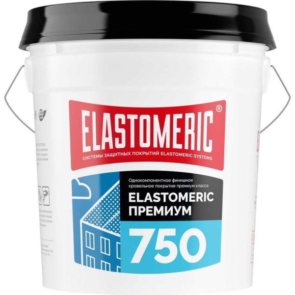 Покрытие акриловое Elastomeric Systems финишный слой, защита от УФ, 20 кг. Elastomeric-750 Premium 750_20kg Покрытие акриловое Elastomeric Systems финишный слой, защита от УФ, 20 кг. Elastomeric-750 Premium 750_20kg