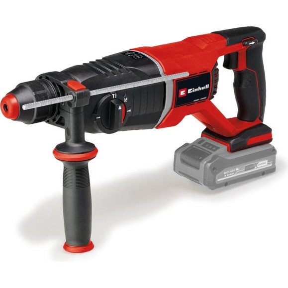 Аккумуляторный перфоратор Einhell PXC TP-HD 18/26 D Li BL, 18В,SDS+, 2.6 Дж, 26 мм,3р, D-рук, кейс, без АКК 4514270 Аккумуляторный перфоратор Einhell PXC TP-HD 18/26 D Li BL, 18В,SDS+, 2.6 Дж, 26 мм,3р, D-рук, кейс, без АКК 4514270
