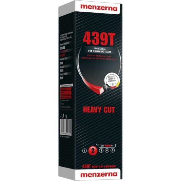 Паста полировальная твердая Menzerna Heavy Cut 439 T 1,1 кг, 07001.056.001 Паста полировальная твердая Menzerna Heavy Cut 439 T 1,1 кг, 07001.056.001
