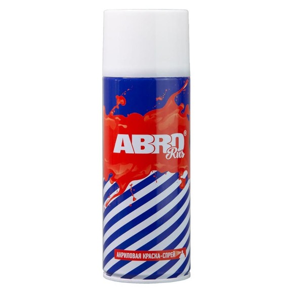 Акриловая краска-спрей ABRO №40 белая, 473 мл SPO-040-R Акриловая краска-спрей ABRO №40 белая, 473 мл SPO-040-R