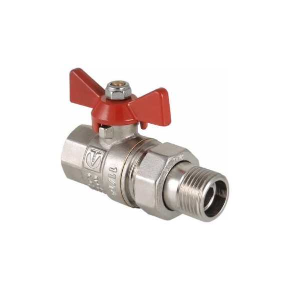 Шаровой кран с полусгоном Valtec BASE 3/4" внутренняя-наружная VT.227.N.05
