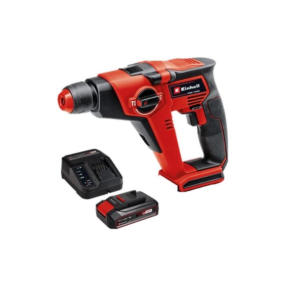 Аккумуляторный перфоратор Einhell PXC TC-HD 18/12 Li, 18 В,1.3 Дж, ЗУ + 1 аккумулятор 2.5 Ач 4513970SET Аккумуляторный перфоратор Einhell PXC TC-HD 18/12 Li, 18 В,1.3 Дж, ЗУ + 1 аккумулятор 2.5 Ач 4513970SET
