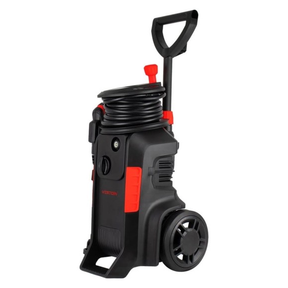 Мойка высокого давления Verton WM-2000R 2000 Вт, давление мин/макс: 115/160 бар, расход воды мин/макс: 6.4/7.3 л/мин, 8 м шланг, катушка для шланга 01.9674.16680