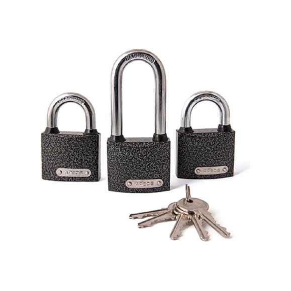 Навесные замки Apecs PD-01-50-Blister 2+1-L Locks+5Keys 28743 Навесные замки Apecs PD-01-50-Blister 2+1-L Locks+5Keys 28743