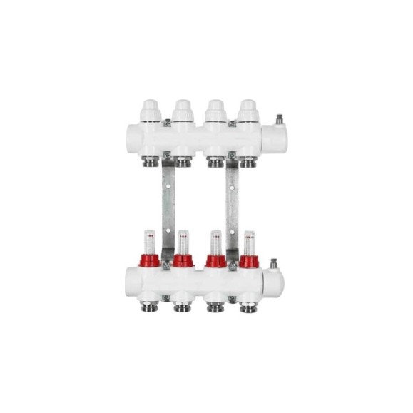 Коллекторная группа КОНТУР PP-R D32-3/4x4 067090032204 Коллекторная группа КОНТУР PP-R D32-3/4x4 067090032204