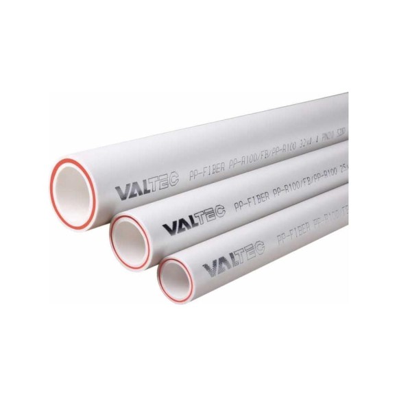 Труба Valtec PP-FIBER арм. стекл., 1 шт PN 20, 20 MM /белый/ (4м) VTp.700.FB20.20 Труба Valtec PP-FIBER арм. стекл., 1 шт PN 20, 20 MM /белый/ (4м) VTp.700.FB20.20