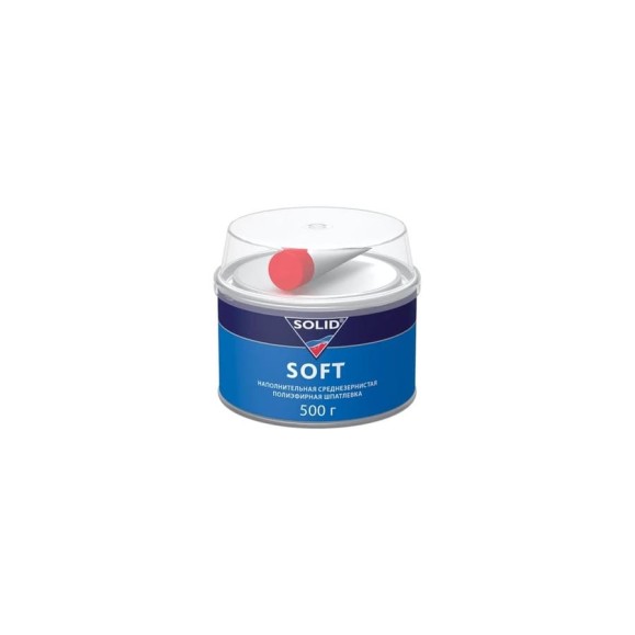Наполнительная среднезернистая шпатлевка SOLID SOFT - (фасовка 500 гр) 312.0500 Наполнительная среднезернистая шпатлевка SOLID SOFT - (фасовка 500 гр) 312.0500
