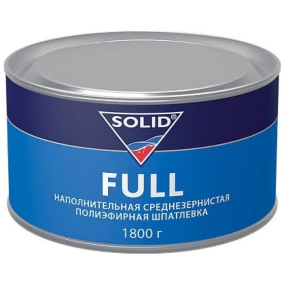 Наполнительная среднезернистая шпатлевка SOLID FULL (фасовка 1800 гр) 311.1800 Наполнительная среднезернистая шпатлевка SOLID FULL (фасовка 1800 гр) 311.1800