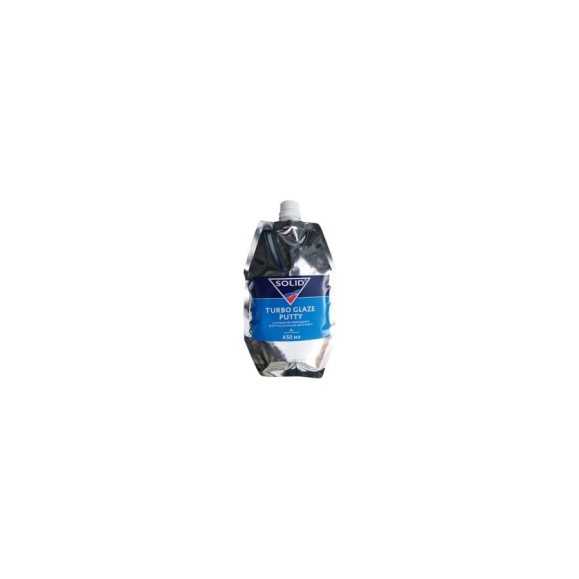 Самовыравнивающаяся быстросохнущая шпатлевка SOLID TURBO GLAZE PUTTY фасовка 450 ml-572 гр 308.0572 Самовыравнивающаяся быстросохнущая шпатлевка SOLID TURBO GLAZE PUTTY фасовка 450 ml-572 гр 308.0572