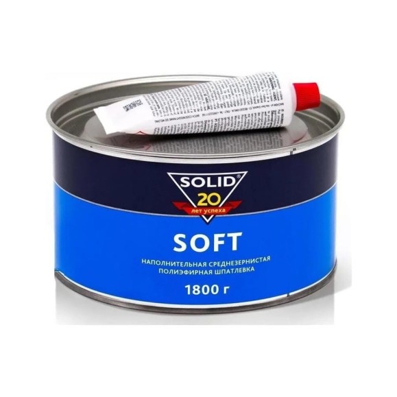 Наполнительная среднезернистая шпатлевка SOLID SOFT (фасовка 1800 гр) 312.1800 Наполнительная среднезернистая шпатлевка SOLID SOFT (фасовка 1800 гр) 312.1800