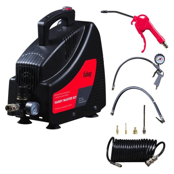 Компрессор FUBAG HANDY MASTER KIT + 5 (OL195 + 5 предметов) 646028