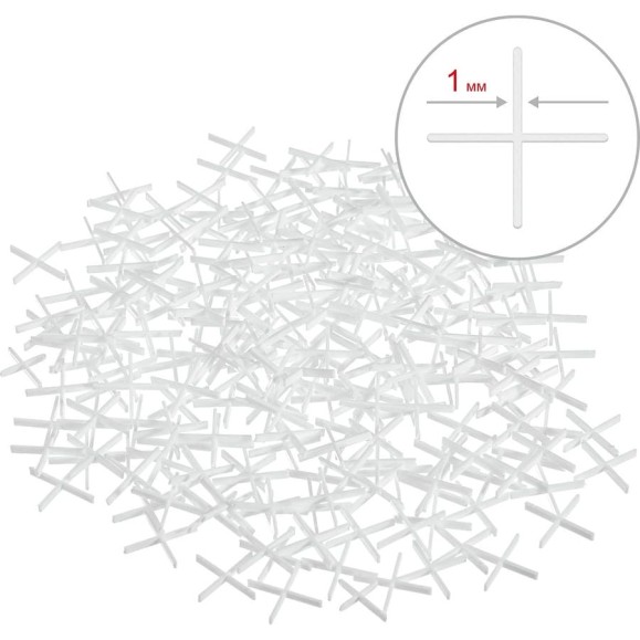 Крестики для кафеля (1 мм, 200 шт.) Зубр 33811-1