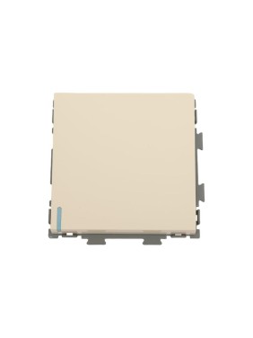 Одноклавишный проходной переключатель CGSS, бежевый Практика PL-W101-PBGG