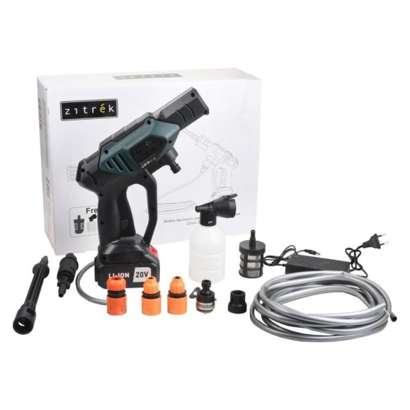 Мойка высокого давления аккумуляторная Zitrek ZKHP 20 Li, 1x4.0Ач 085-1027 Мойка высокого давления аккумуляторная Zitrek ZKHP 20 Li, 1x4.0Ач 085-1027