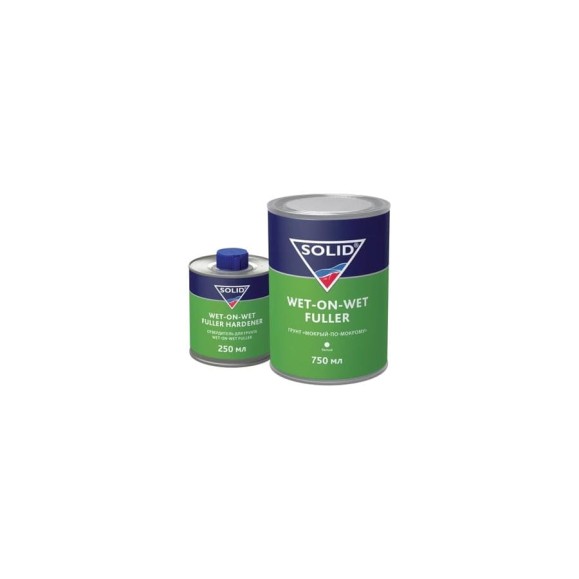 Грунтовка SOLID CLASSIC WET-ON-WET FULLER (750+250мл.) грунт мокрый по мокрому, белый 7503.0250 Грунтовка SOLID CLASSIC WET-ON-WET FULLER (750+250мл.) грунт мокрый по мокрому, белый 7503.0250