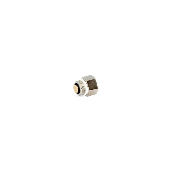 Клапан отсечной для воздухоотводчика ВН 1/2" х 3/8", никелированный Uni-Fitt 220N2100 Клапан отсечной для воздухоотводчика ВН 1/2" х 3/8", никелированный Uni-Fitt 220N2100