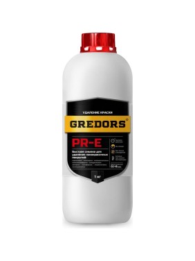 Быстрая смывка старой краски с металла GREDORS PR-E, 1 кг/ Очиститель краски 103140