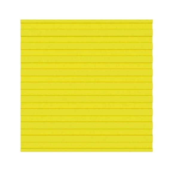 Тактильная плитка ТЕХНОЛОГИЯ 300x300x20, продольные рифы, композит, желтая 00-00007122