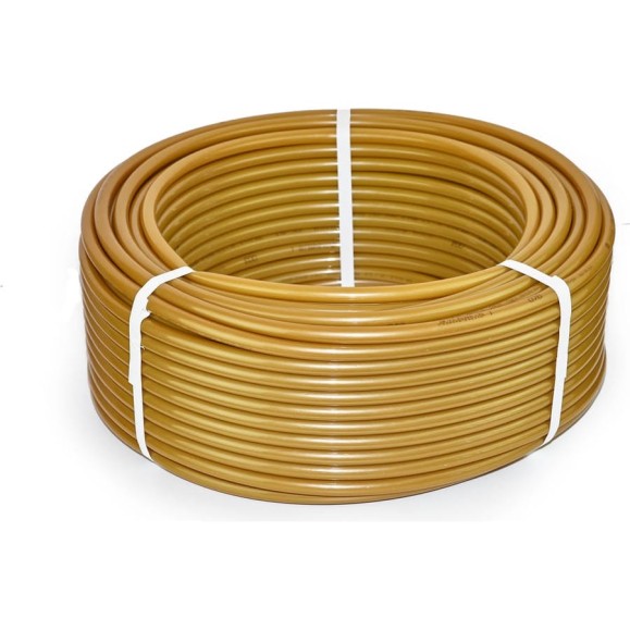 Труба PEX ДТРД для теплого пола 16x2.2, бухта 100 м, золотистая VI7 1622100PXGD Труба PEX ДТРД для теплого пола 16x2.2, бухта 100 м, золотистая VI7 1622100PXGD
