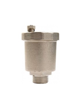 Воздухоотводчик PROFLINE прямой 1/2 никель УТ-00044917 Воздухоотводчик PROFLINE прямой 1/2 никель УТ-00044917