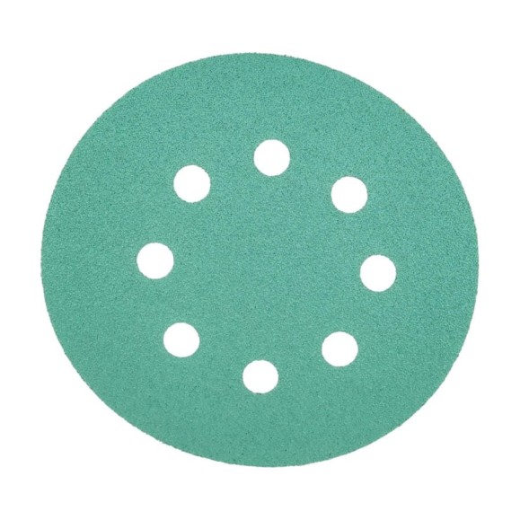 Абразивный круг GREEN Film 125 мм, P320, 8 отверстий, на липучке, 10 шт TILFLEX TL40-320/10 Абразивный круг GREEN Film 125 мм, P320, 8 отверстий, на липучке, 10 шт TILFLEX TL40-320/10