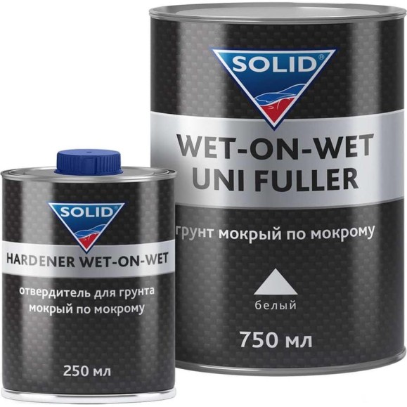 Грунт мокрый по мокрому SOLID PROF WET-ON-WET WHITE UNI FULLER (750+250 мл.), белый 535.7525.3 Грунт мокрый по мокрому SOLID PROF WET-ON-WET WHITE UNI FULLER (750+250 мл.), белый 535.7525.3