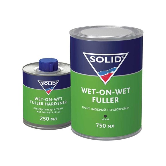 Грунт SOLID CLASSIC WET-ON-WET FULLER BLACK (800+200мл.) мокрый по мокрому 4+1, черный 8020.2081.02 Грунт SOLID CLASSIC WET-ON-WET FULLER BLACK (800+200мл.) мокрый по мокрому 4+1, черный 8020.2081.02