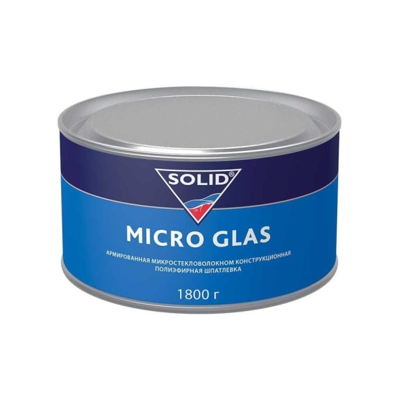 Наполнительная шпатлевка SOLID MICRO GLAS - (фасовка 1800гр), усиленная микростекловолокном 315.1800 Наполнительная шпатлевка SOLID MICRO GLAS - (фасовка 1800гр), усиленная микростекловолокном 315.1800