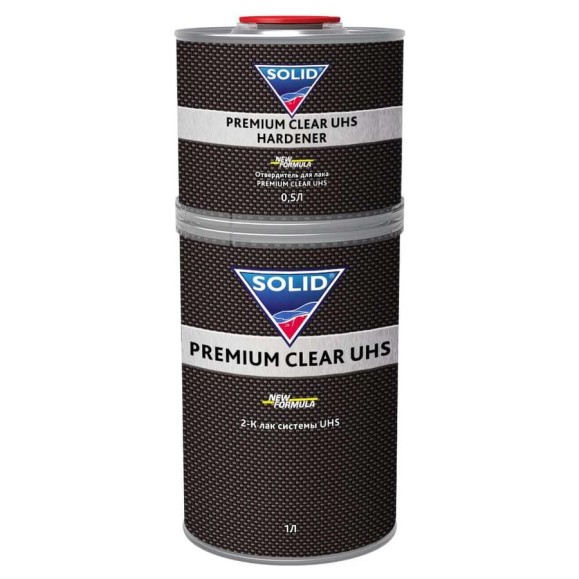 Лак SOLID PRO PREMIUM CLEAR UHS (1000+500мл) 2K системы UHS (в комплекте с отвердителем) 522.1500 Лак SOLID PRO PREMIUM CLEAR UHS (1000+500мл) 2K системы UHS (в комплекте с отвердителем) 522.1500